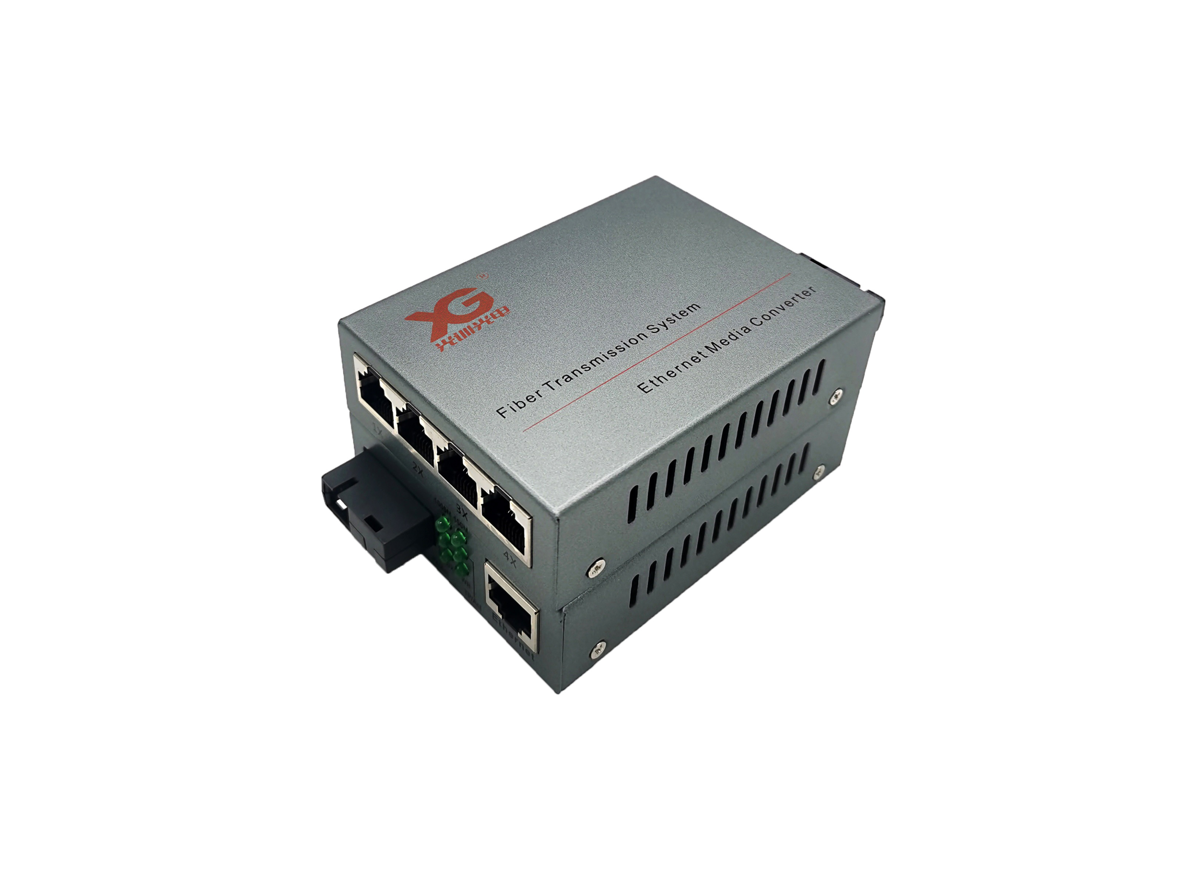 單模單纖千兆一光四電收發(fā)器 GMA-MS01-4-5